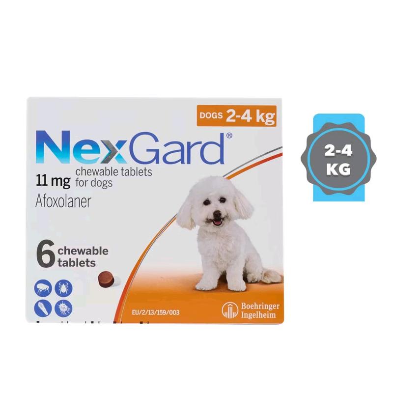 Viên NEXGARD Trị Ve, Bọ Chét, Rận, Ghẻ Demodex, Sarcoptes Cho Chó Từ 2-50kg (MỘT VIÊN LẺ) - thuoc chomeo - MINIMAL Pet