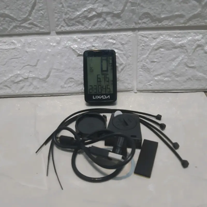 Speedometer Lixada Wireless Usb Rechargeable Barfly Include Baterai 2