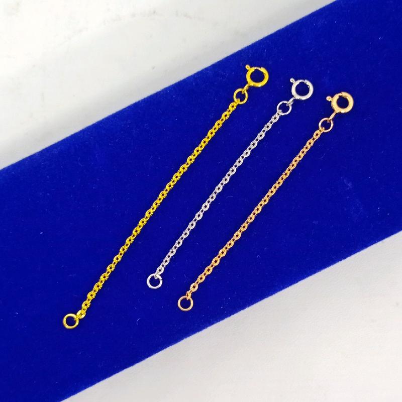 rantai extension - rantai penyambung kalung & gelang - perhiasan fashion 1