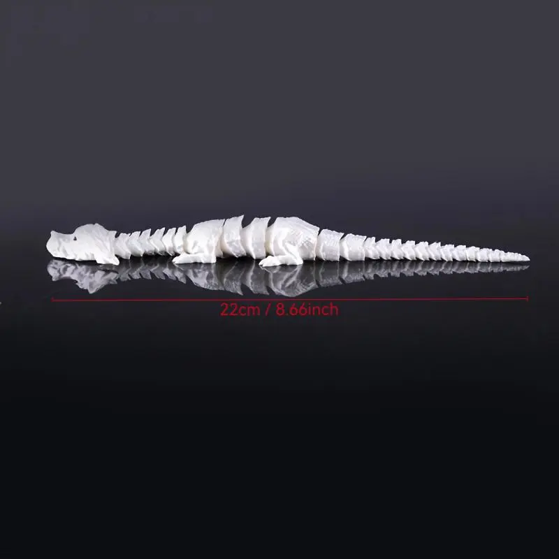 3D Printed Dragon Decor, Creative Dragon Ornament, Home Decor Statue for Living Room Bedroom, Funny Desktop Decoration for Office, Decor Figurine, Decoration Items, Decorating, White 1