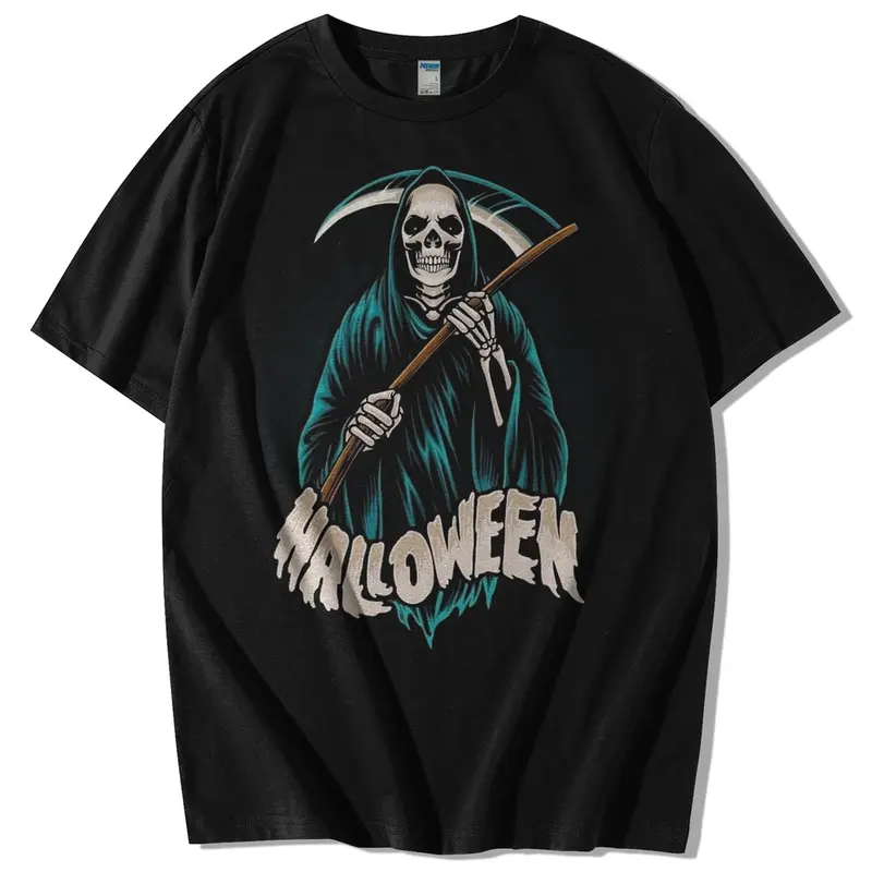 TSHIRT PUMPKIN HALLOWEEN / KAOS MUKA LABU HELLOWEEN / Kaos Halloween Hantu Original Cotton Combed 24S 1