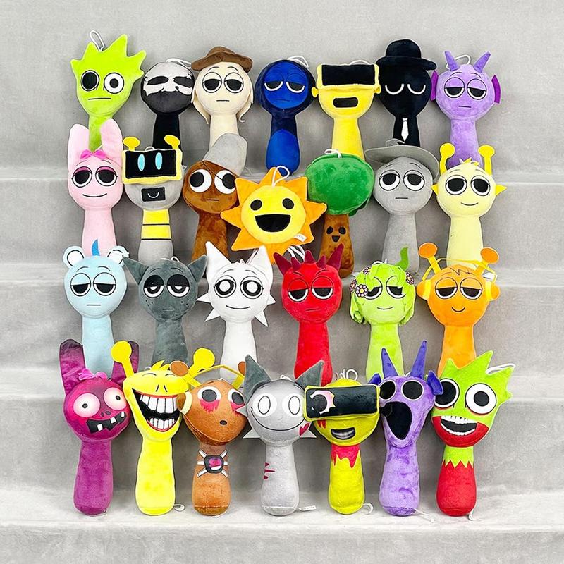 Product Introduction of Đồ Chơi Nhồi Bông Sprunki, Chủ Đề Trò Chơi Kinh Dị Incredibox, Thú Nhồi Bông Mềm, Thích Hợp Cho Sinh Nhật Và Giáng Sinh Của Trẻ Em, Tuyệt Vời Làm Quà Tặng 16