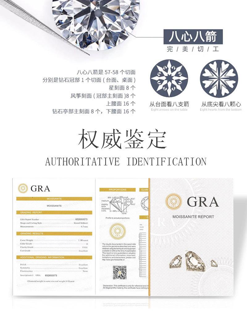 Product Introduction of Vòng Tay Đá Mosan, Cá Nhân Hóa, Thời Trang, Bạc Sterling S925, Dành Cho Nữ, Với Vòng Tay Kim Cương 2