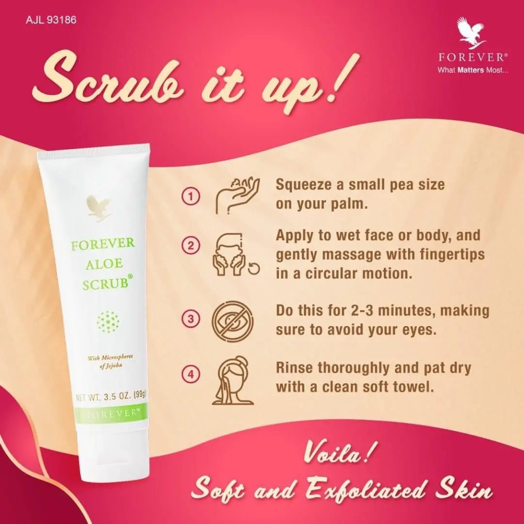 Aloe Scrub Forever Living - TikTok Shop Malaysia