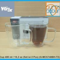 Gambar Winox Double Wall Glass Cup 480 ml (16,2 oz) - Set 2 Pcs dari Bursa Dapur Mall Kota Administrasi Jakarta Barat 1 Tokopedia