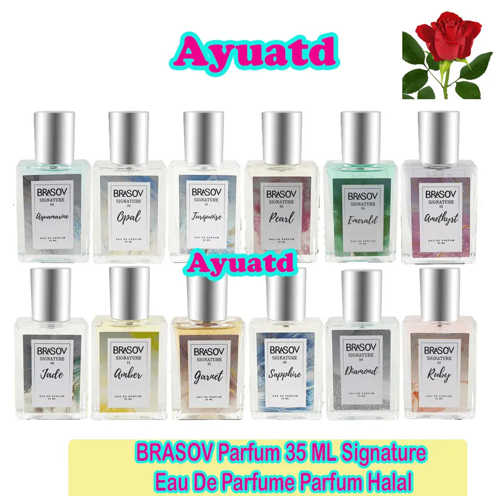 BRASOV Parfum 35 ML Signature  Eau De Parfume Parfum Halal Perfume Wangi Perempuan Pria