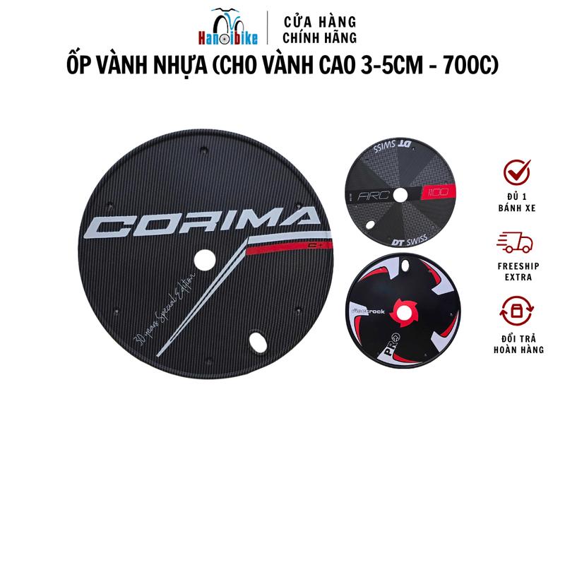 Ốp vành nhựa dành cho Xe đạp Fixed Gear 700C bản cao 4cm (đủ 1 vành)