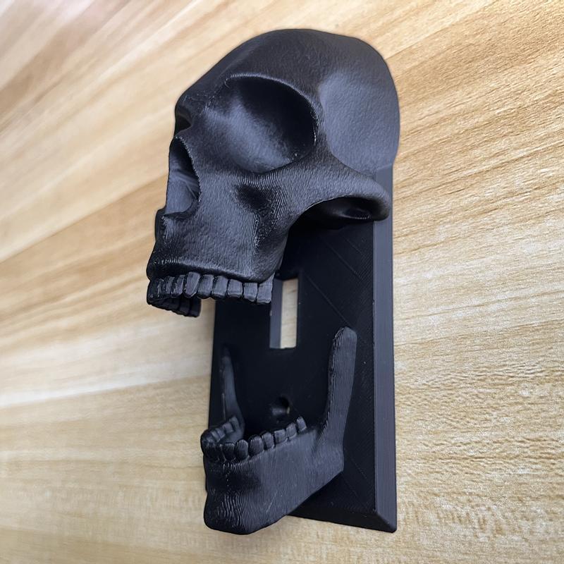 Skull Design Light Switch Cover, Multipurpose Halloween Themed Light Switch Cover, Universal Decorative Light Switch Cover for Home Decor, Christmas Gifts 7