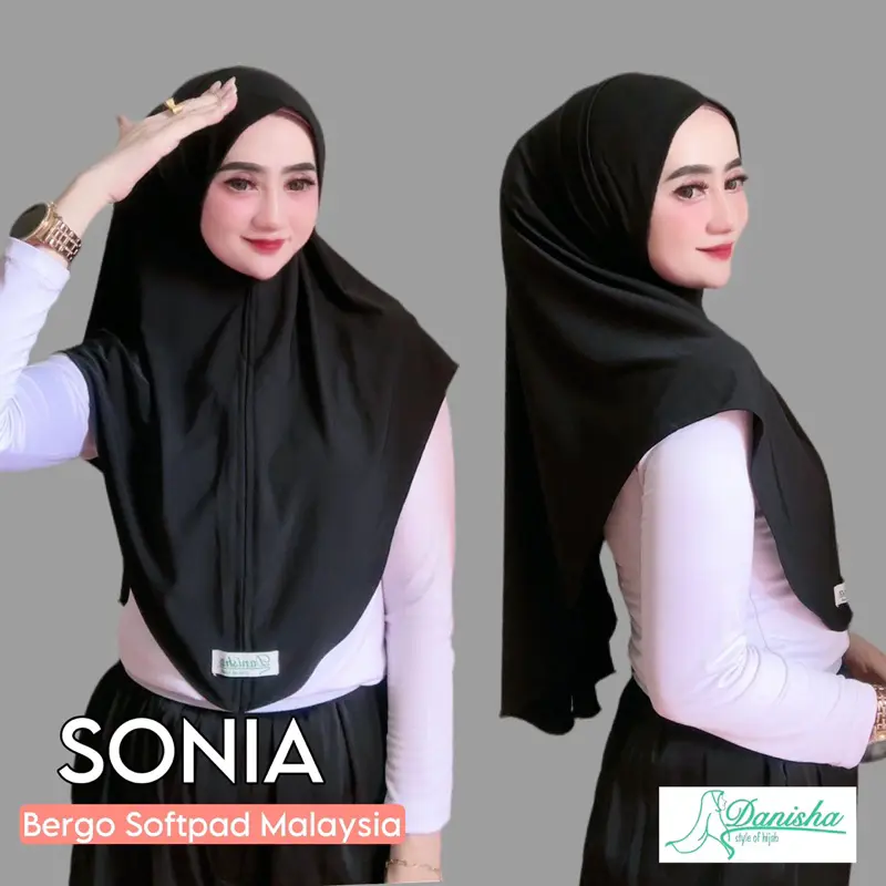 SONIA Kerudung Softpad Malaysia 6