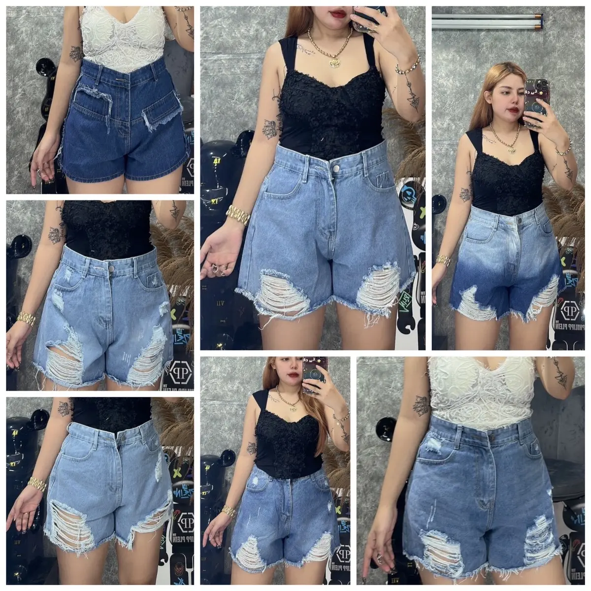 Quần sort jean bigsize bỏ mẫu Cotton