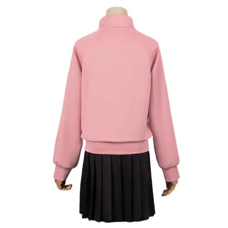 Product Introduction of Áo khoác màu hồng JK, dành cho phụ nữ, chất liệu Polyester, bộ đồ ăn Halloween, Bocchi the Rock Gofei Hitori Anime cosplay, màu Trơn Top Women 18