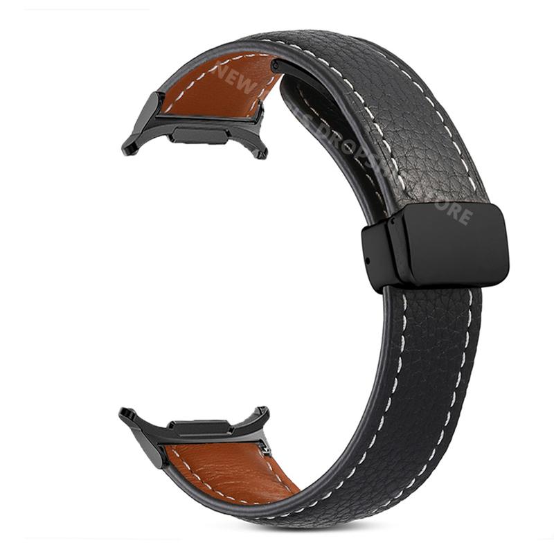 Product Introduction of No Gaps Band For Samsung Galaxy Watch Ultra 47mm Curved End Strap For GALAXY 7 ULTRA 47MM Men Leather Belt Correa Accessories 3