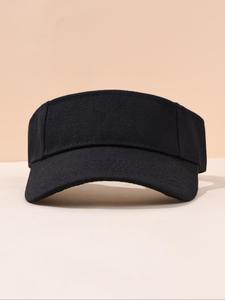 Visera deportiva de color sólido, sombrero de visera ajustable para sol, visera para tenis, béisbol, golf, atletismo, ciclismo y running, accesorios de moda para mujeres y hombres