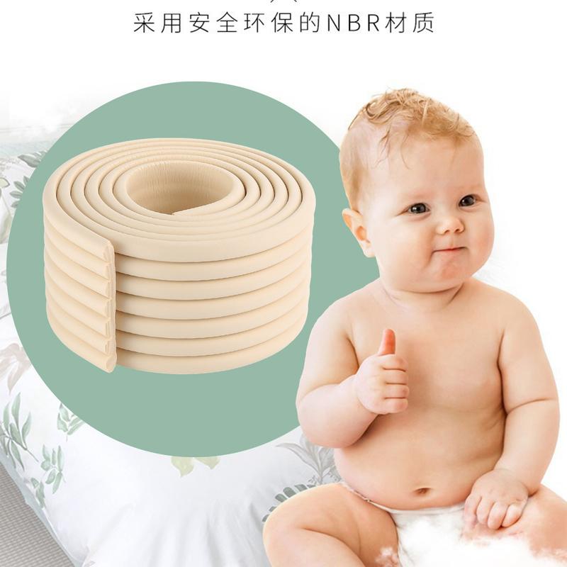 2M/Roll Baby Edge Protector Soft Rubber Hurt Prevention Edge Corner Guards Baby Bumper Edge Strip Table Corner 2