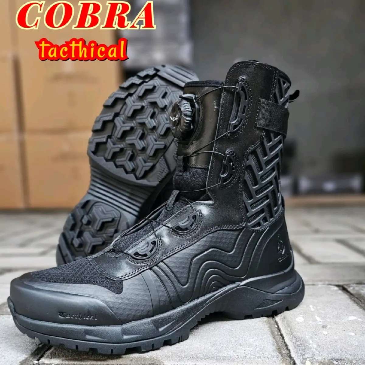 Sepatu PDL COBRA BOA TACTICAL Terbaru