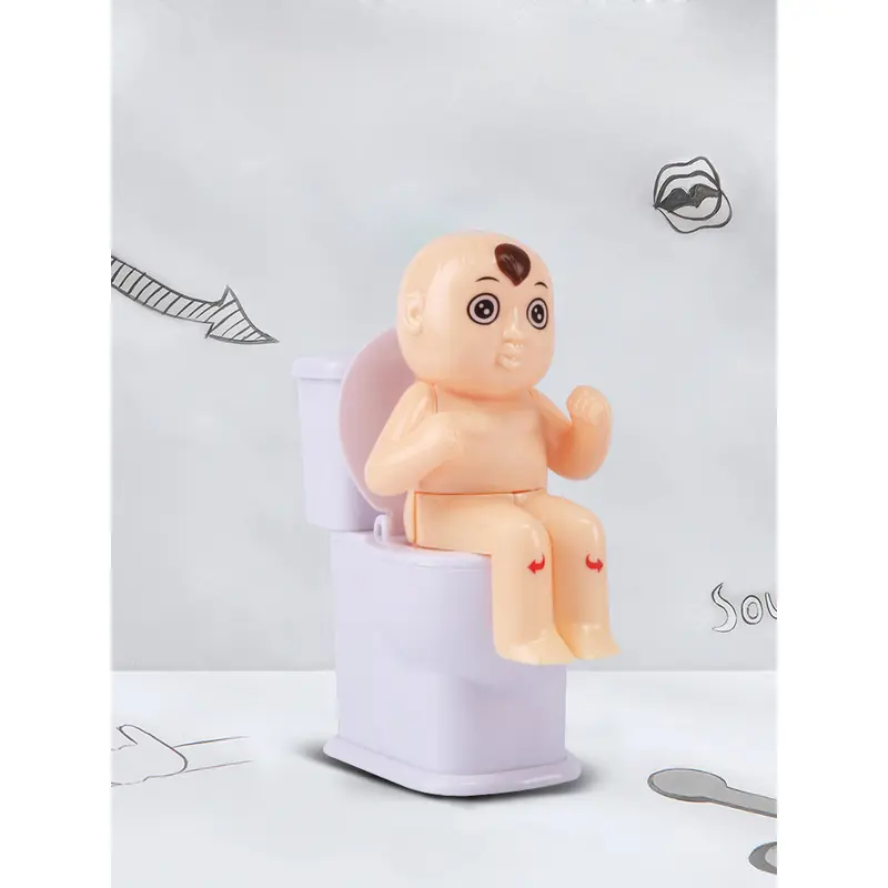 Búp Bê Ngồi Nhà Vệ Sinh, TikTok Người Nổi Tiếng Trên Internet, Vui Nhộn Và Sáng Tạo, Chơi Khăm, Phun Nước Vui Nhộn, Thích Hợp Cho Trẻ Em, Bộ Đầy Đủ Nhỏ, Mặt Hàng Hot TikTok 4