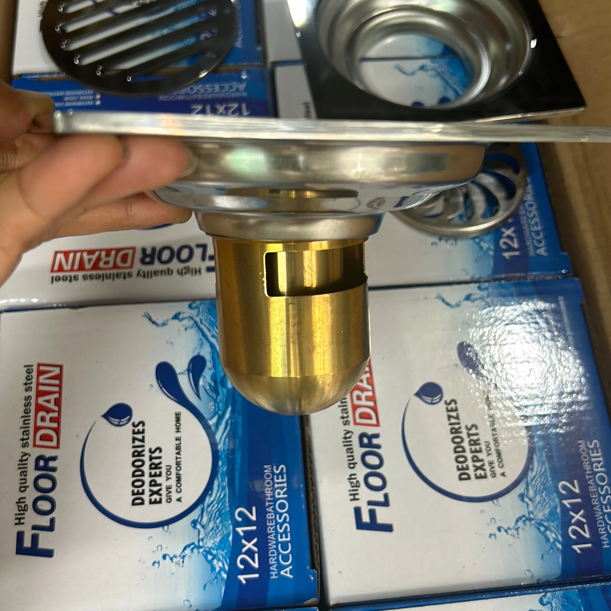 Thoát sàn chống hôi cao cấp đầu đạn inox 304