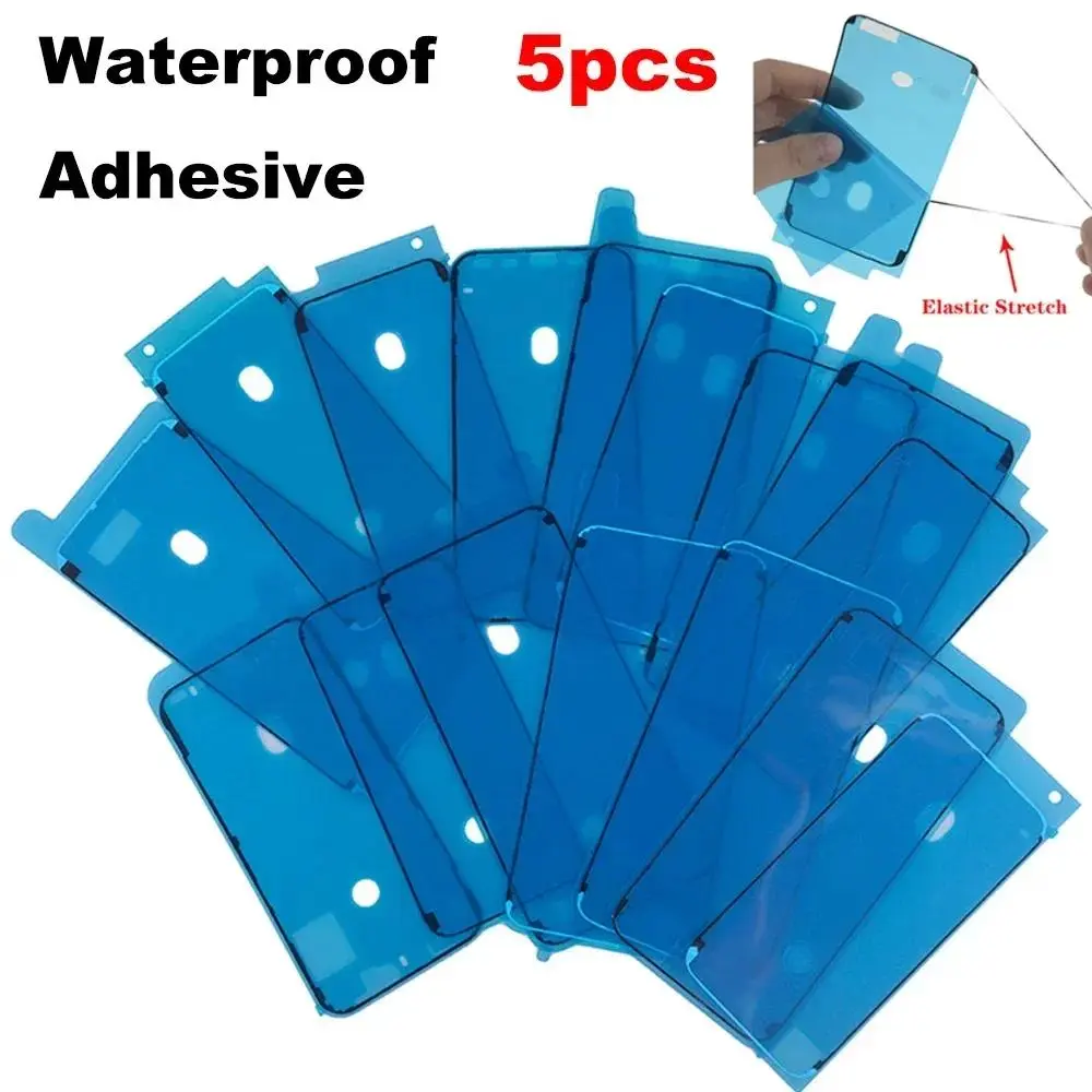 Nhãn dán chống thấm nước, 5 cái, cho iPhone 6S, 7, 8 Plus, X, XR, XS, 11, 12 Pro Max, 3M Niêm Phong Keo, Băng Dính, cho Khung màn hình LCD, keo, sửa chữa, bộ phận