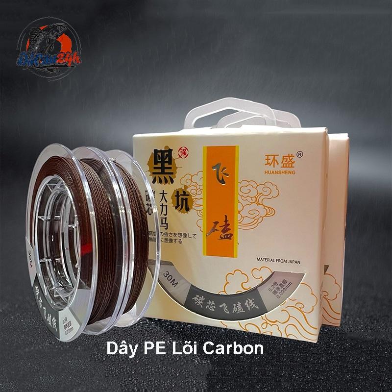 Dây dù PE lõi carbon câu cá dây thẻo câu đài chuyên làm thẻo săn hàng chiều dài 30m Fishing Đi Câu Bắt Cá Fish