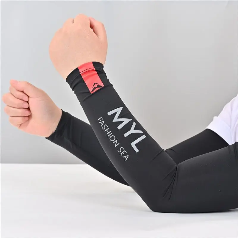 Tay Áo Băng Chống Nắng, Thể Thao Câu Cá Nam, Bảo Vệ Cánh Tay Mùa Hè Hợp Xu hướng Đạp Xe, Dễ Phối Đồ Ngoài Trời, Chống Tia UV, Che Nắng, Mùa Hè 4