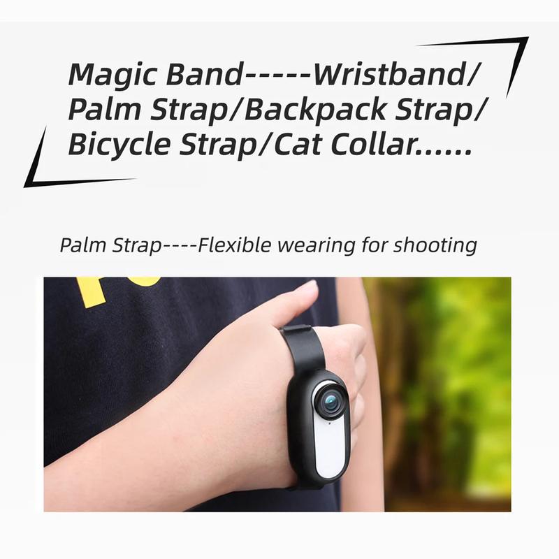 Product Introduction of Silicone Protective Case Cover for Insta360 GO 2 Wristband Backpack Bicycle Cat Collar Strap Camera Accessories 15