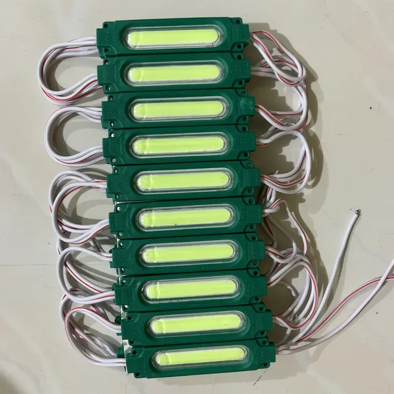 10 pcs Led modul cob 6 mata 6818 12 - 24 volt waterproof variasi motor mobil etalase neonbox Car 5