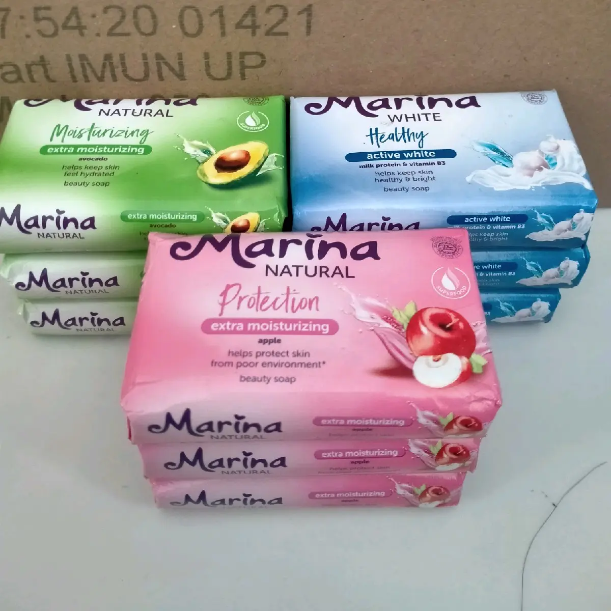 3 PCS Marina BodySoap /sabun batang marina