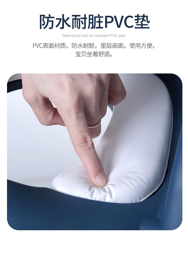 Product Introduction of Children's Toilet Seat Stool Ladder Style Boys and Girls Baby Step Folding Frame Cushion Potty Seat Kids Infant Urinal 15