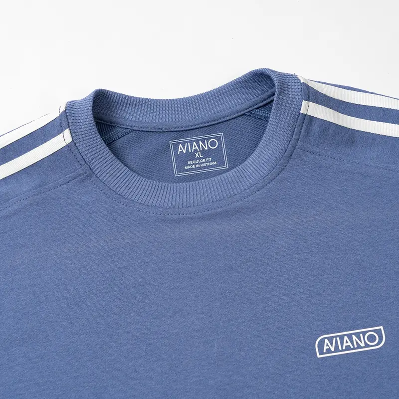 Bộ Thể Thao Nam 3 Sọc Mùa Đông Da Cá Chéo Thời Trang Thiết Kế AVIANO Áo Menswear Sơ Mi 6