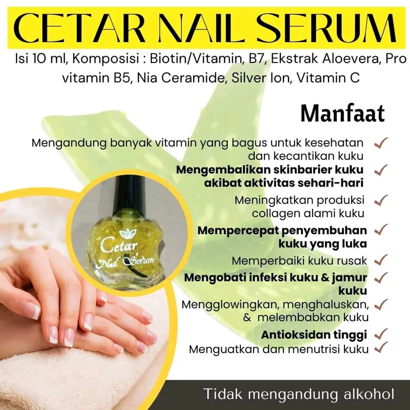 SERUM KUKU / CETAR NAIL SERUM / VITAMIN KUKU / SERUM KUKU CETAR 0