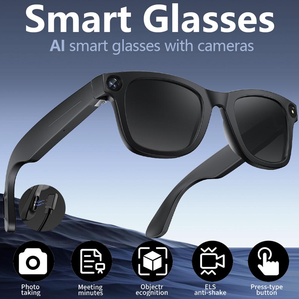 AI Smart Glasses 800W Pixel 2K HD Camera Video Sunglasses AI ChatGPT Intelligent Recognition Recording Translation Call glasses - Image 2