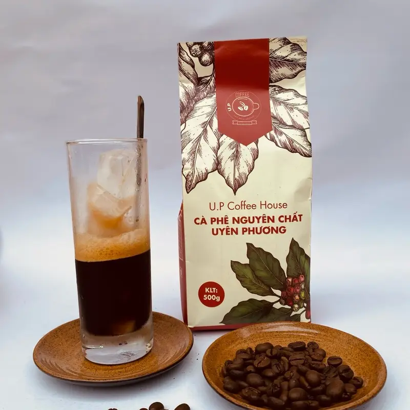 MÃ 1: 500g Cà phê nguyên chất phin thượng hạng- đậm, đắng, thơm - Hương vị tuyệt vời - Cafe, Coffee 2