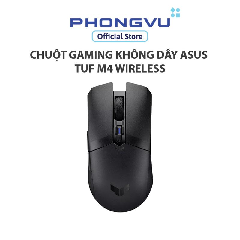 Chuột gaming không dây ASUS TUF M4 Wireless - Bảo hành 24 tháng