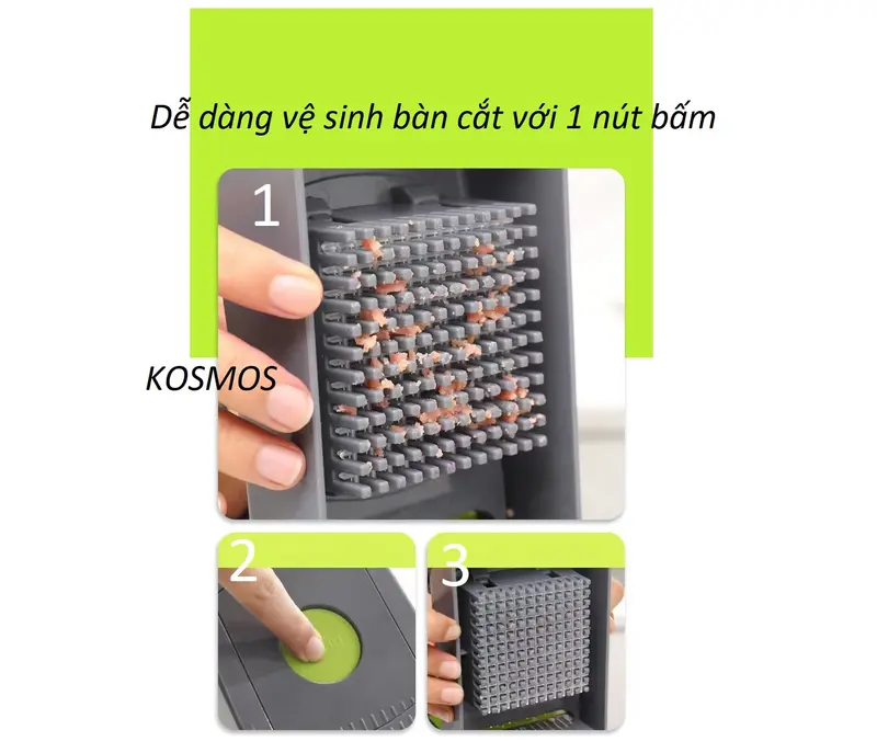 Bộ Dụng Cụ Bào/Cắt Thạch, Rau Củ, Trái Cây Kèm Lưỡi Nạo Đa Năng (14 chi tiết) 7