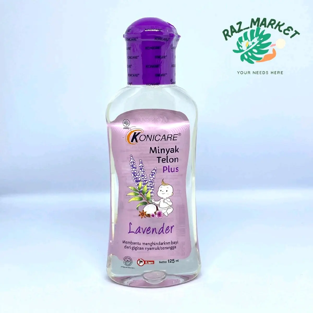 KONICARE Minyak Telon Plus 125ml ( Ungu )