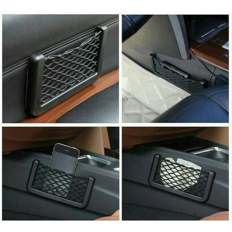 Kantong Jaring Organizer Tempel Mobil Serbaguna 4