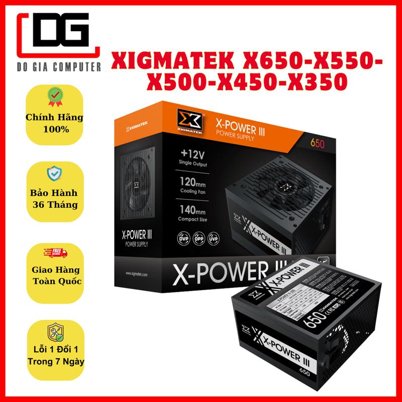 Nguồn máy tính Xigmatek X-POWER III 650 - 600W EN45990, BẢo Hành 36 tháng