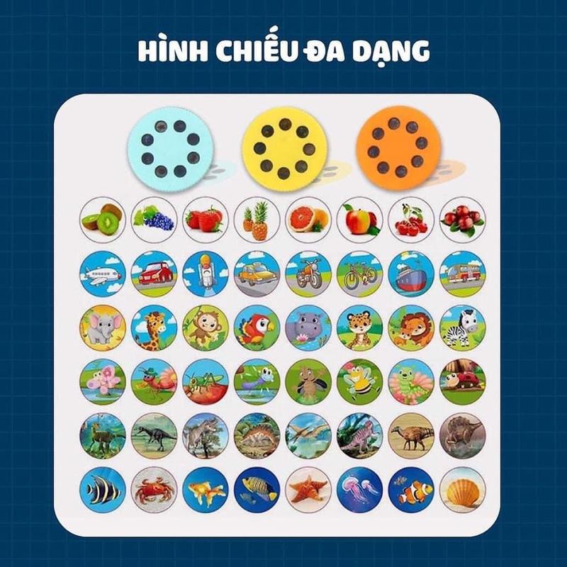 Đèn pin chiếu hình cho bé 2