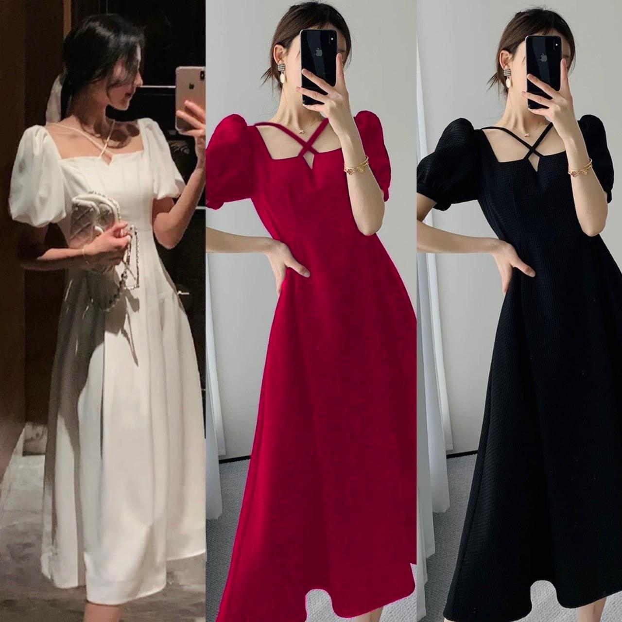 [Xả Kho] Thời Trang Bigsize Váy Dự Tiệc 50 - 100Kg Nữ Cotton Dress Women - A.1014