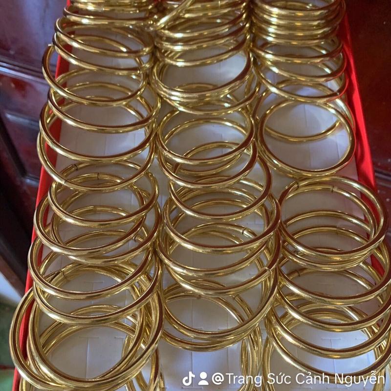 Vòng tay đồng vàng đeo huyết áp cho nam nhữ 4