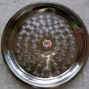 Nampan Stainless Bulat jumbo 50cm/ Nampan ssaji/ Baking try bulat