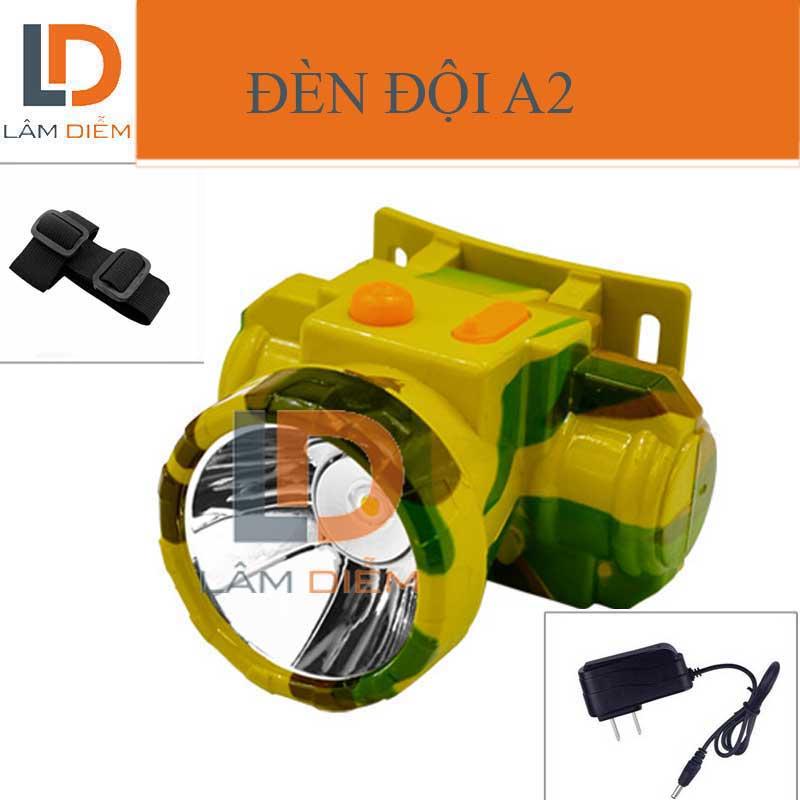 ĐÈN PIN SẠC ĐEO ĐẦU NHỎ GỌN LED SIÊU SÁNG A2