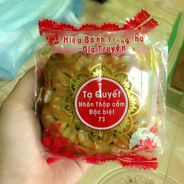 Bánh Trung Thu Tạ Quyết Thơm Ngon Tuyệt Vời Bánh Nướng Nhân Thập Cẩm (1 chiếc) - Hương Vị Ăn Vặt Tuyệt Vời