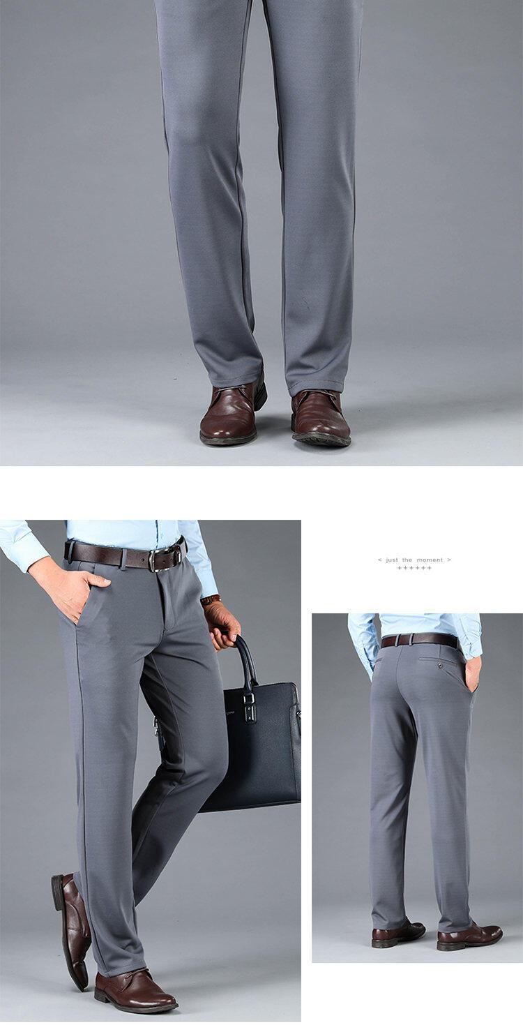 Product Introduction of CEO-Formal office pants for men, stretchable elastic pants, casual, business, long, for father 13