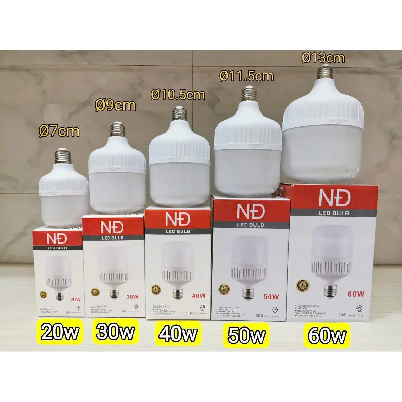Bóng Đèn Led NĐ 20w ,30w,40w,50w,60w  Trang Shop Sỉ Lẻ