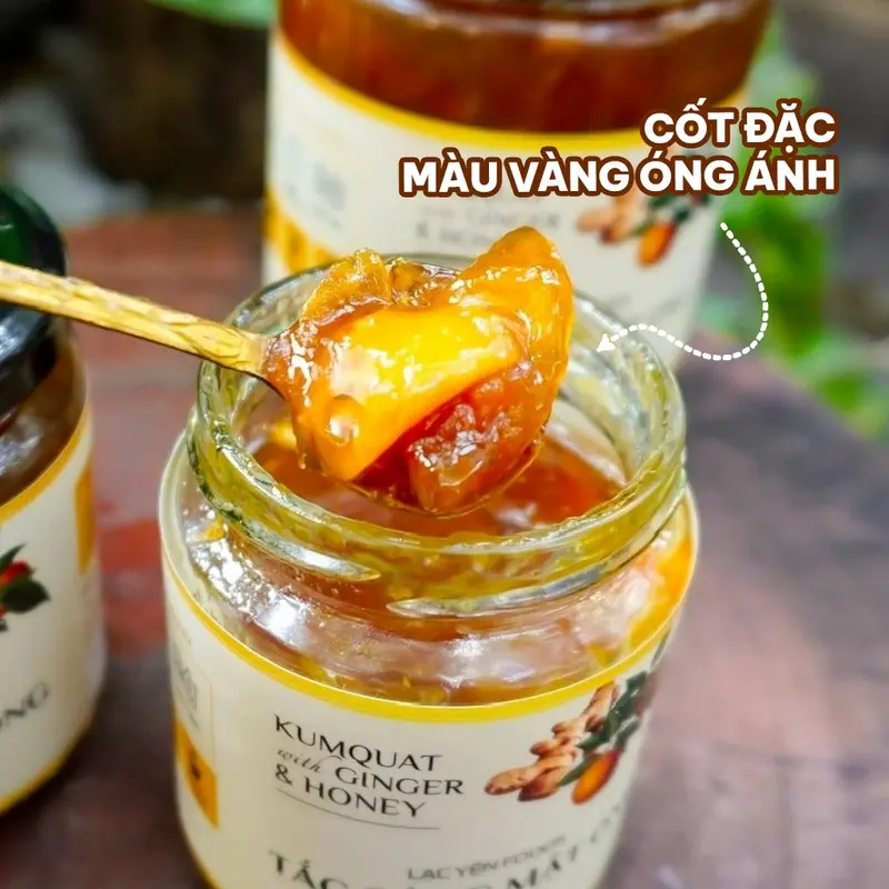 Combo 2 Hũ Tắc Gừng Mật Ong Đường Phèn Lạc Yên Foods, Kèm Quà Tặng 2