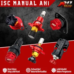 ISC Idle Speed Control Setelan Langsam Manual Aerox 155 NMAX Vario Beat Scoopy Genio Stylo Sonic CB150 CBR150 PCX ADV Ninja 250 Xeon RC Mio M3 Mio J Mio GT XRide Fino Fi Xeon Fazzio Filano Freego CRF Supra GTR 150 ISC AH1 Racing