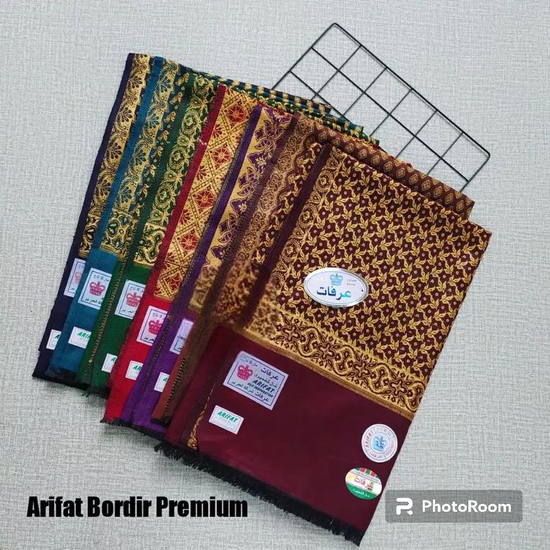 Product Introduction of Sorban Kasmiri Sulam Gold Ukuran Jumbo Polka Dot palid premium 1
