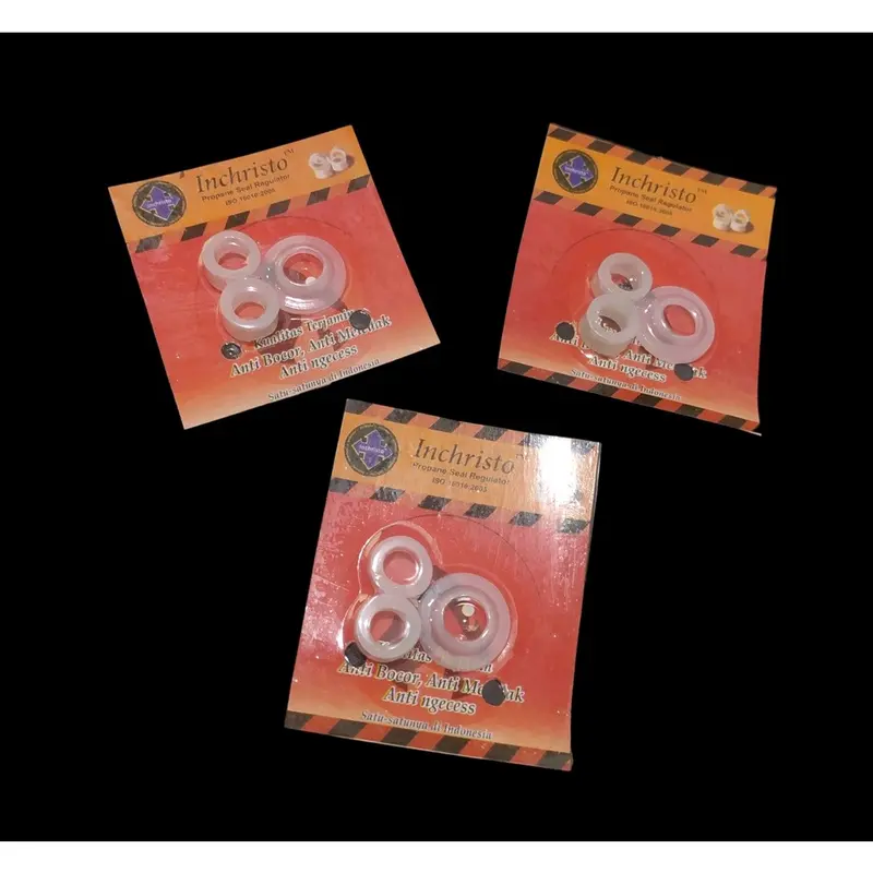 Karet Gas LPG kompor / Seal Karet Tabung Alat Pengaman Gas LPG klep tabung silicon / Ring Seal Gas Set 2