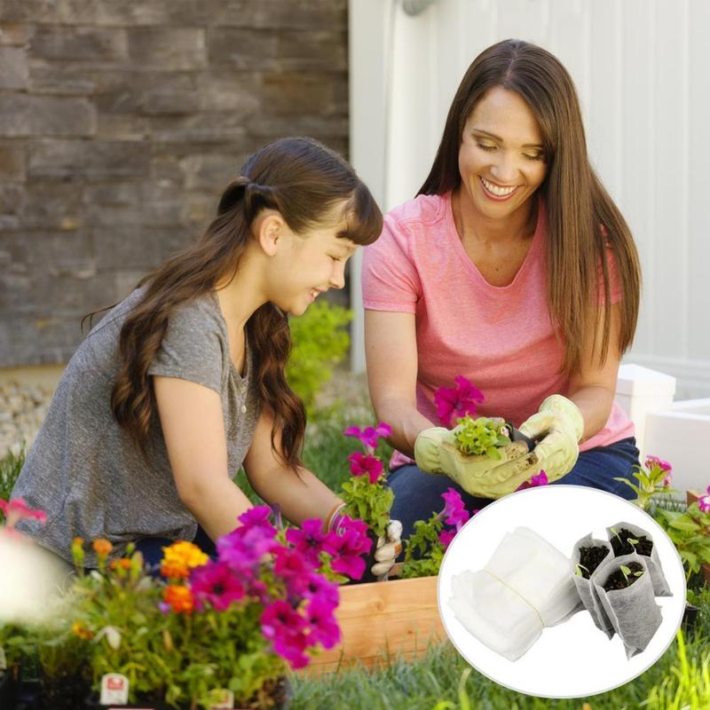Product Introduction of Beg Anak Benih Bukan Tenunan, 100pcs / pek, Beg Tumbuh Tumbuhan, Bekalan Nutrien Berkebun, R0B2 28